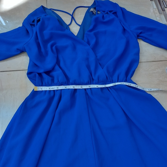 Rags to wishes blue romper size medium - Picture 4 of 8